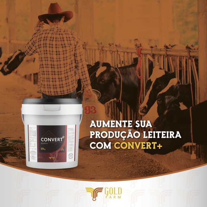 Convert+ Gold Farm goldfarm saude animal gado leiteiro